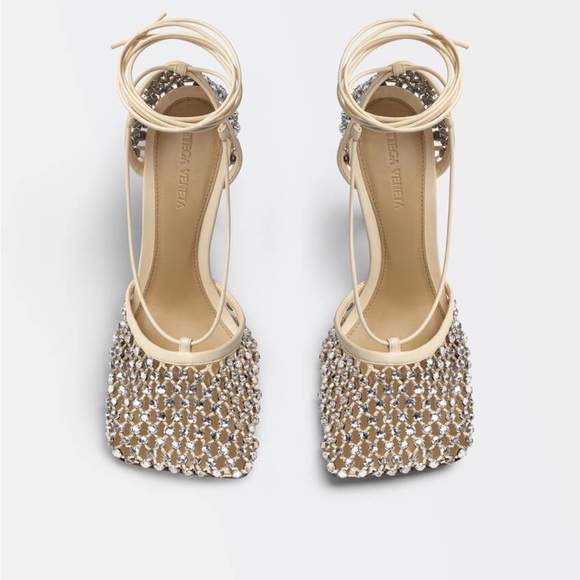 EGO Silver Rhinestone Heels - Picture 6 of 6